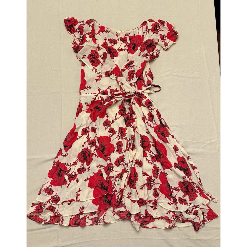 Romantic Coquette Boho Cottage Prairie Free People French Quarter Mini Dress L